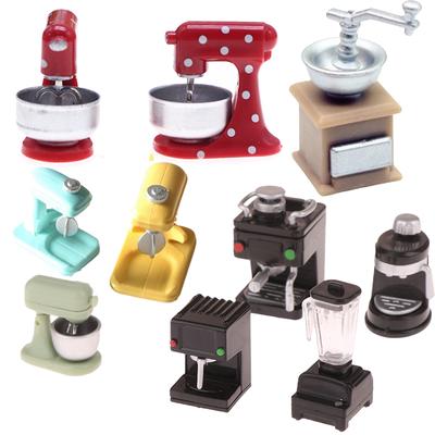 1:12 Dollhouse Miniature Mixer Simulation Coffee Machine Blender Kitchen Furniture Model Decoration Toy Doll House Accessories