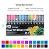Dual-Tip Watercolor Crayon and Fine Liner Marker Set for Students