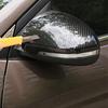 Car Decoration Door Mirror Cover For Hyundai Tucson 2015- Car Rearview Accessories Silver Carbon Fiber Exterior Styling