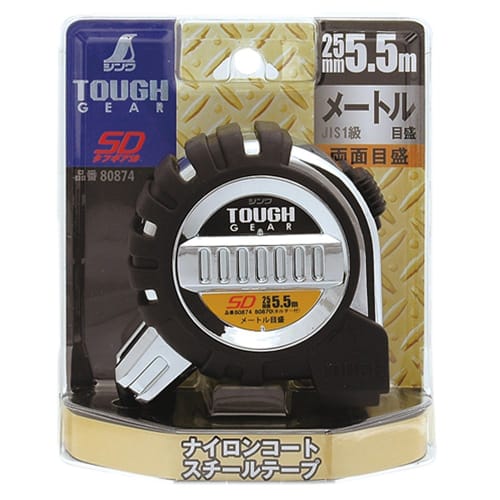 Shinwa Sokutei Convex Tough Gear SD 25mm 5.5m 80874