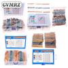 1/4W 1/8W 1/2W 1W 2W Metal Film Resistor Kit 130 Values 0.125W 0.25W 0.5W 1% Resistance Assortment Assorted Set Box 0.1667W