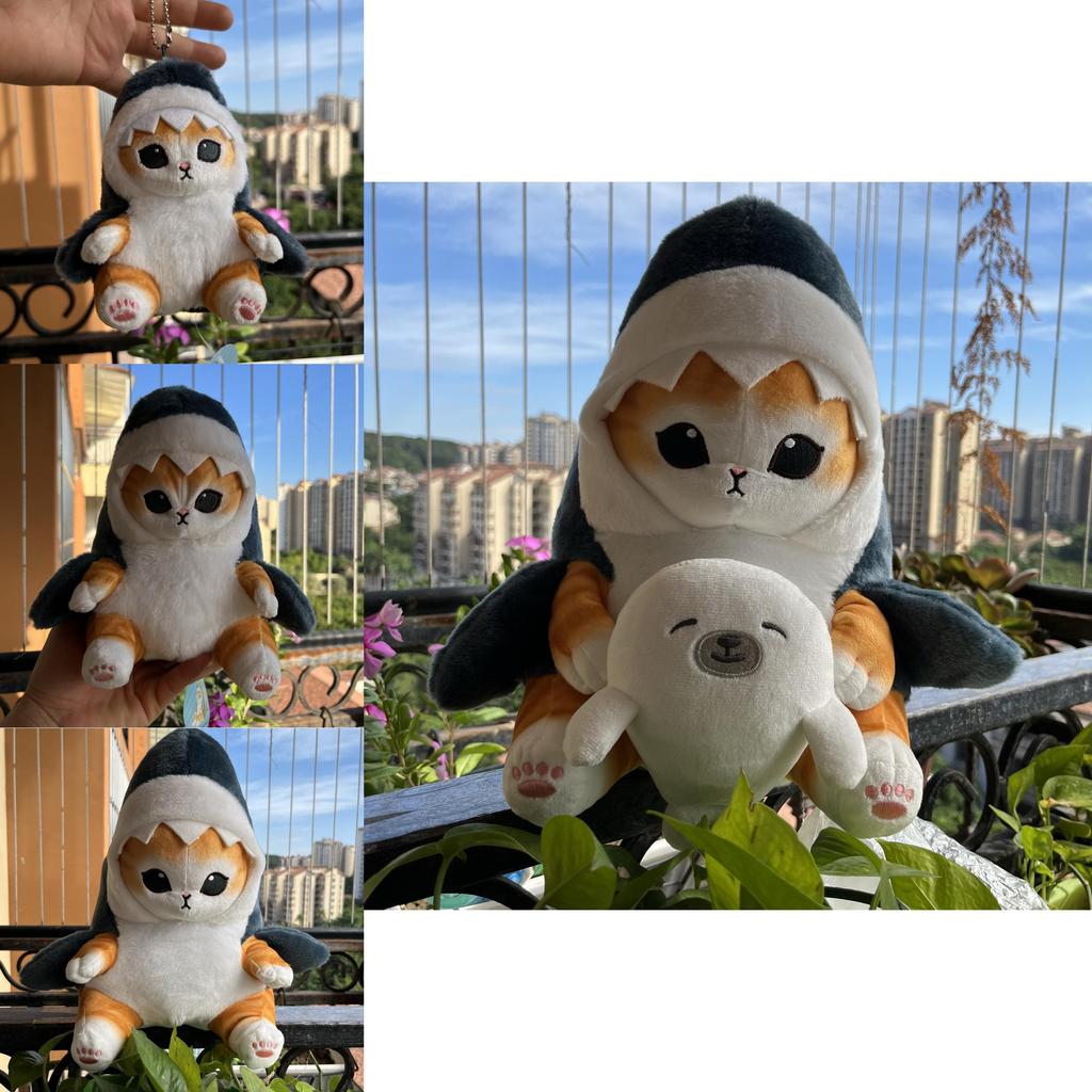 Mofusand Cat Plush Toy With Marine Animal Design For Kids And Collectors