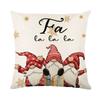 Christmas Pillow Case Christmas Plaid Decoration Sofa Living Room Pillow Case Linen Pillow Case