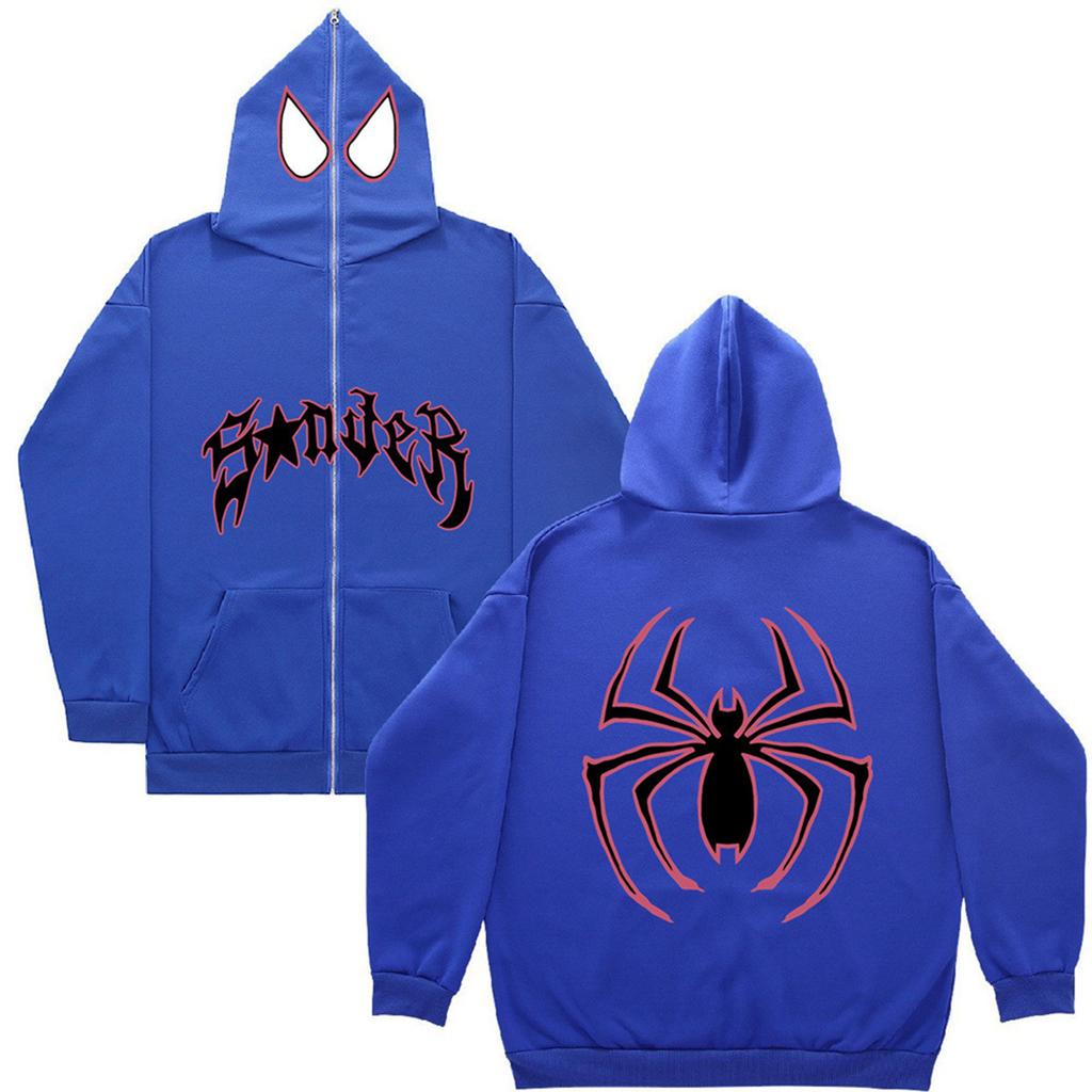 Casual Fashion Letter Printing Long Sleeve Zipper Hooded Sweatshirt For Men And Women