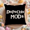 Rock Band D-Depeche Mode Cushion Cover Plush Fabric Soft Double-Sided Printed Sofa Pillow Case Colorfast Home Decor Gift