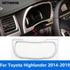 Accessories For Toyota Highlander 2014-2016 2017 2018  Matte Interior Trument Board Dashboard Cover Trim Decoration Frame