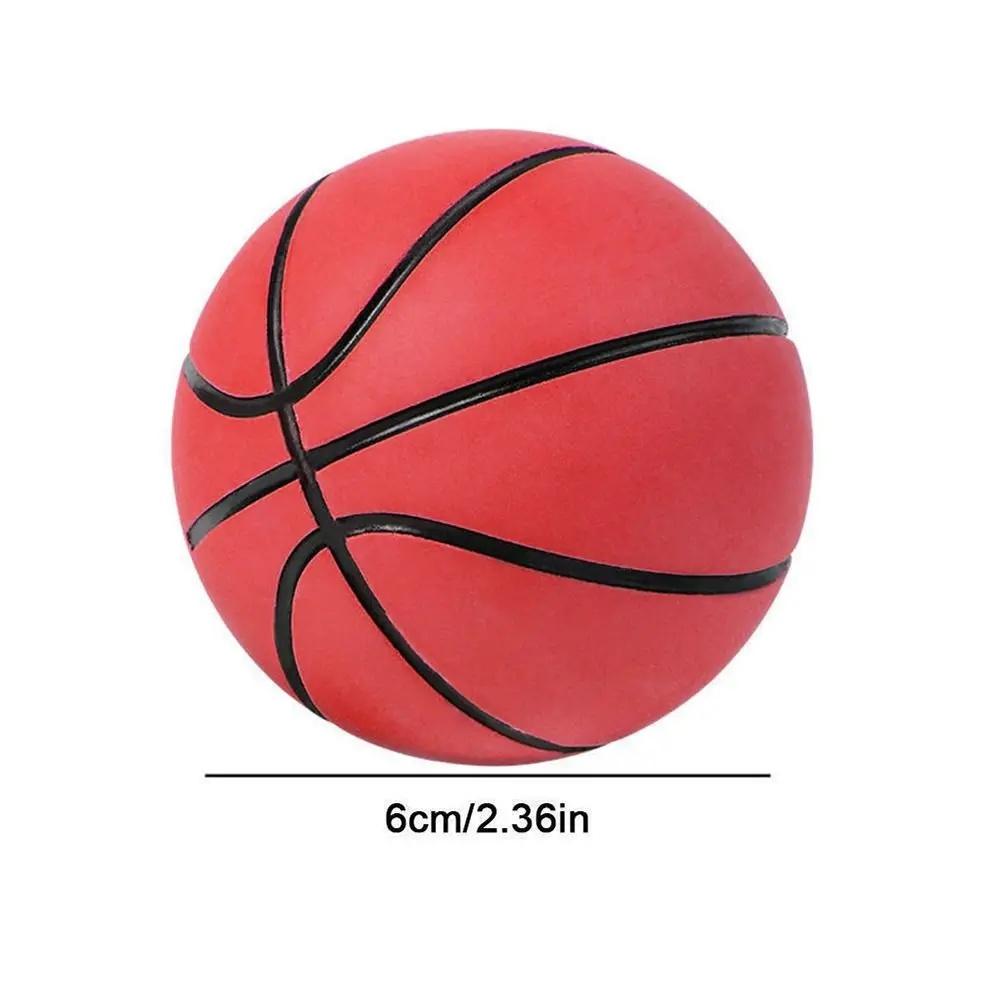 Mini 6CM Rubber Small Basketball Super High Elastic Foam Decompression Hollow Elastic Ball Children Decompression Toy Mini Gift
