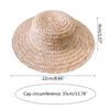 Handwoven Baby Girl Sun hat Lace Up Sunscreen Cap New Straw Hat  Outdoor