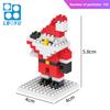 Natale Babbo Natale Giocattoli Blocchi da Costruzione Poupée de Neve Mini Blocchi da Costruzione Giocattoli per Bambini Regalo di Natale Modello Mini Micro Blocchi