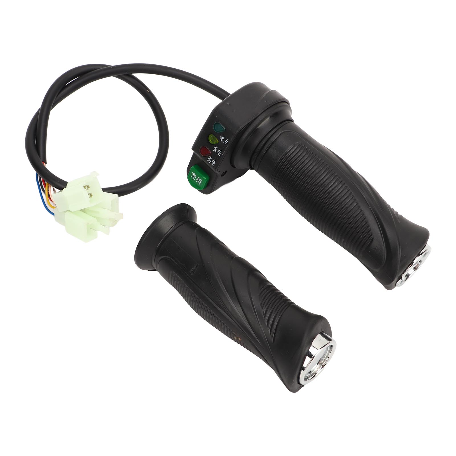 2 ШТ. Ручка газа для электровелосипеда, резиновая ручка руля, поворотная ручка, универсальная посадка для электровелосипеда, скутера