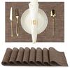 Heat Resistant Placemats Reusable Wear-Resistant Stain-Proof Table Non-Slip Heat-Insulating Mats Protectors for Dining