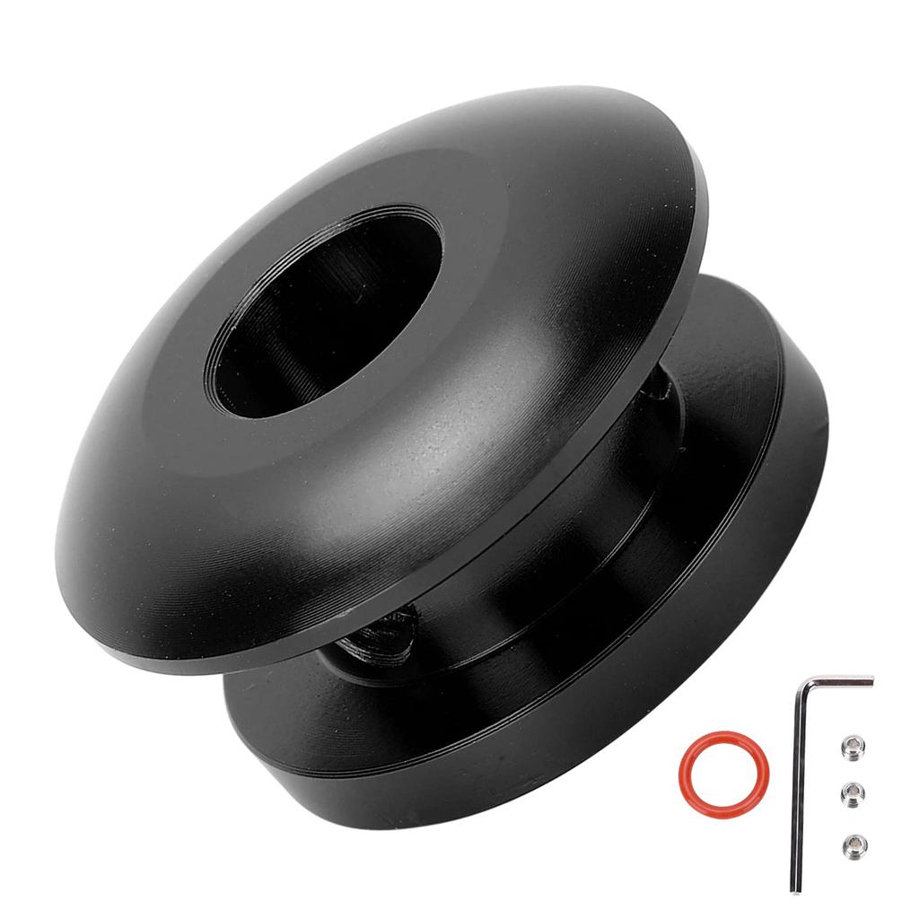 Shift Knob Stopper, Metal Shift Knob Boot Retainer Limiter Shifter Shift Head Buckle Stopper Universal for Car (B)Black))