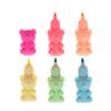 Creative Cat Claw Bear Shape Highlighter Can Be Separated Wide Pen Thick Pen