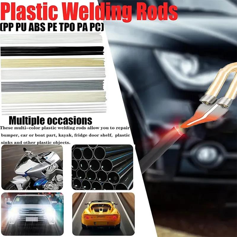 Upgraded 200W Plastic Welder, 2in1 Plastic Welding Kit Plastic Repair Welder Hot Stapler Soldering Gun Car Bumper Plastic Repair