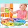 Magnetisches Form-Farb-Zuordnungs-Angelspiel für Kinder, pädagogisches Holzspielzeug