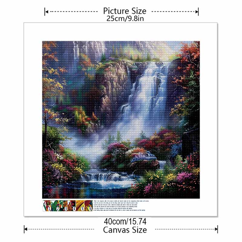 Neuankömmling 5D DIY Vollkreis Diamantmalerei "Landschaft" Stickerei Kreuzstich Heimdeko Geschenk