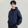 Li Ning Sweatshirts Men's Navy Hooded Moderate Regular AWDVG73-3