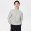 Giordano Men's Embroidered Fleece-Lined Drop Shoulder Sweatshirt