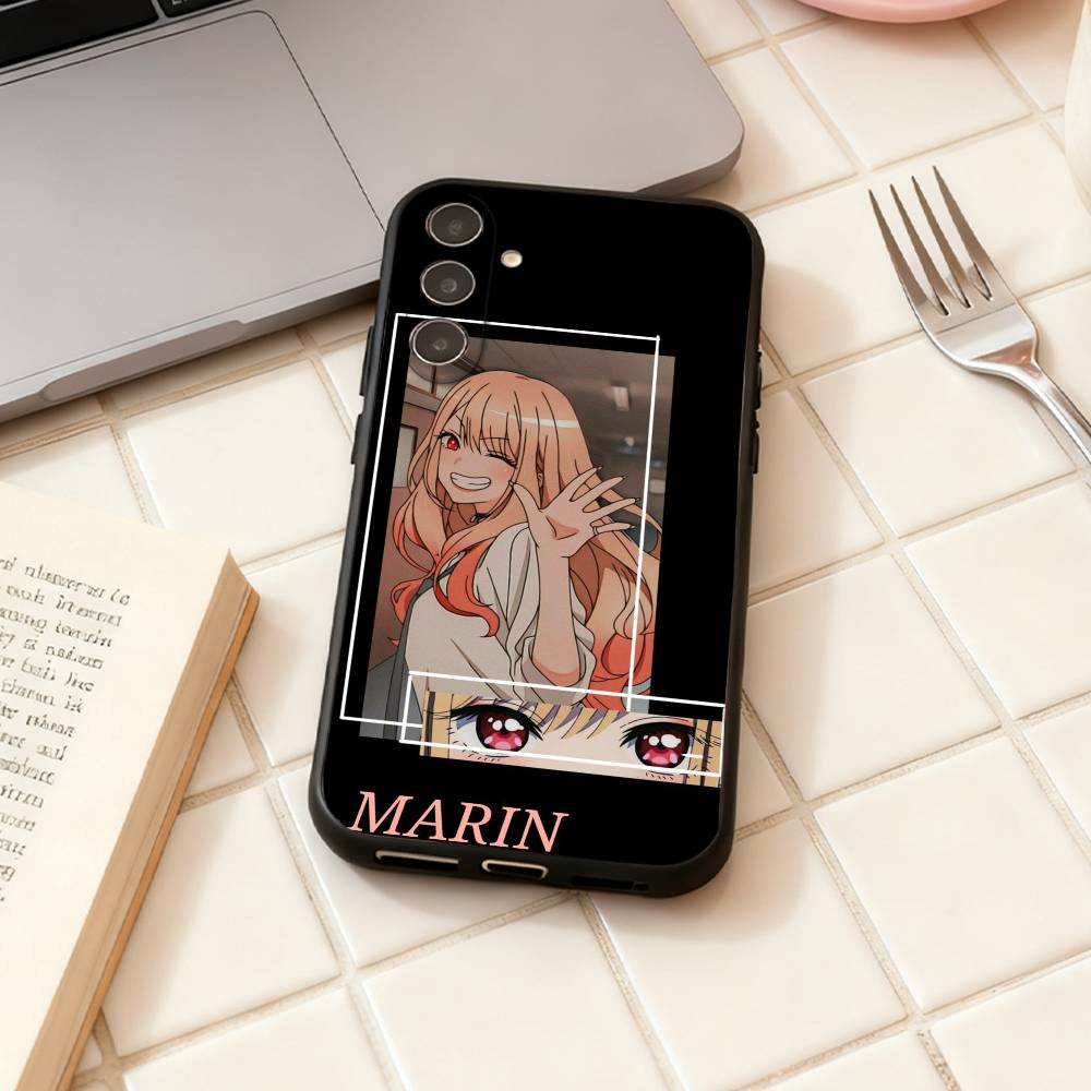 

M-My Dress-Up D-DarlingS phone Case For Samsung Galaxy A73,A72,A71,A70,A53,A52,A51,Others Soft Black Shell Samsung a71 4g