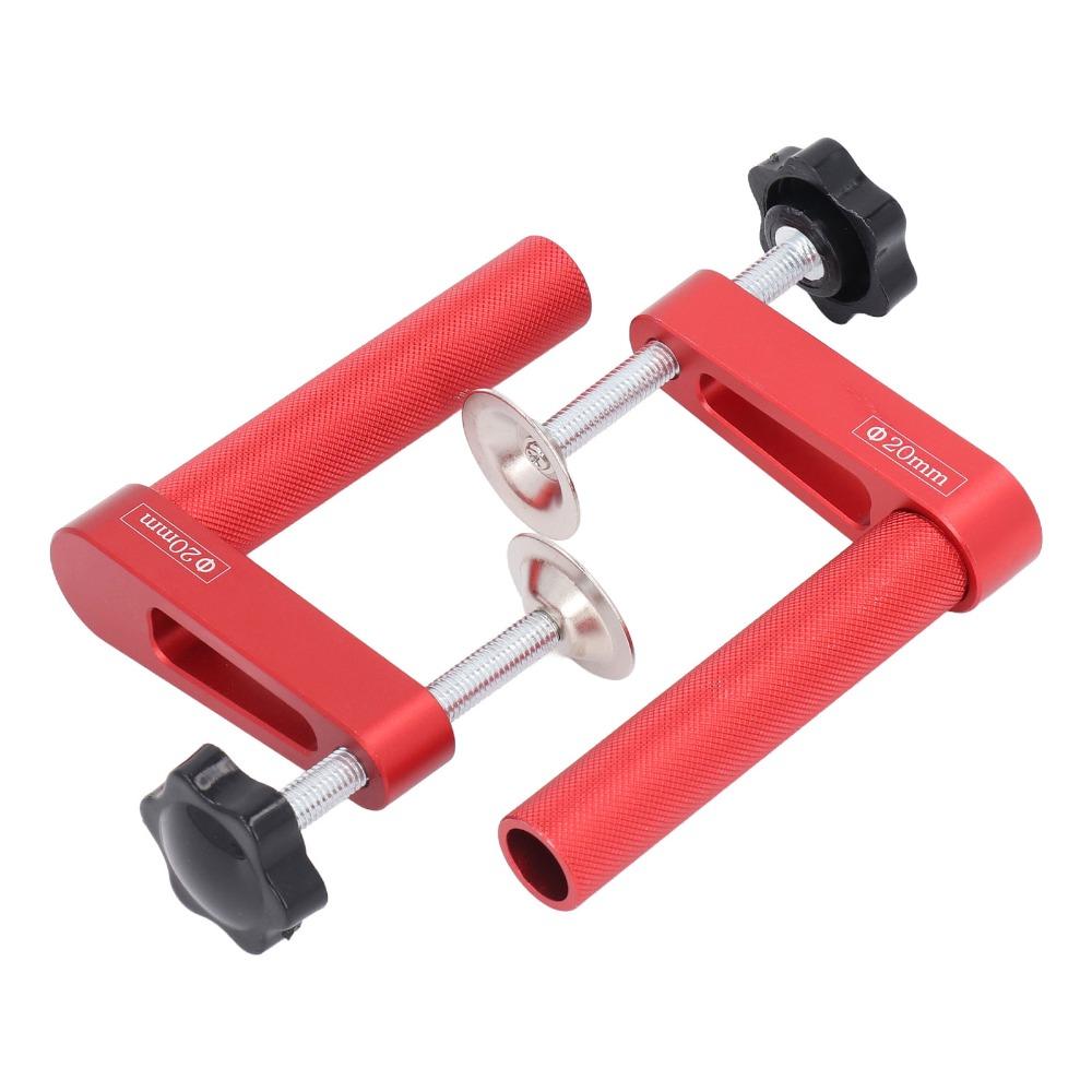 2pcs Manual Operation Hole Clamp 20mm Diameter Bench Dogs Hole Bench Dog Clamp  For Woodworking
