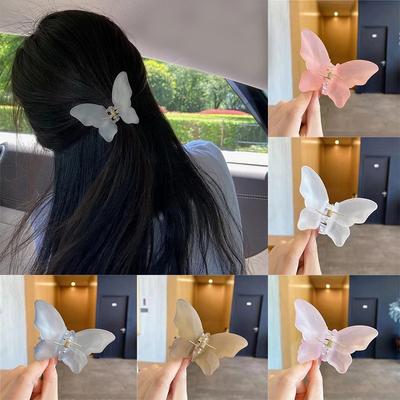 Mode Mädchen Schmetterling Haarnadel Geometrische Krabben Haarnadel Süße Haar Zubehör Headwear Greifen Clip Frauen Haar Zubehör