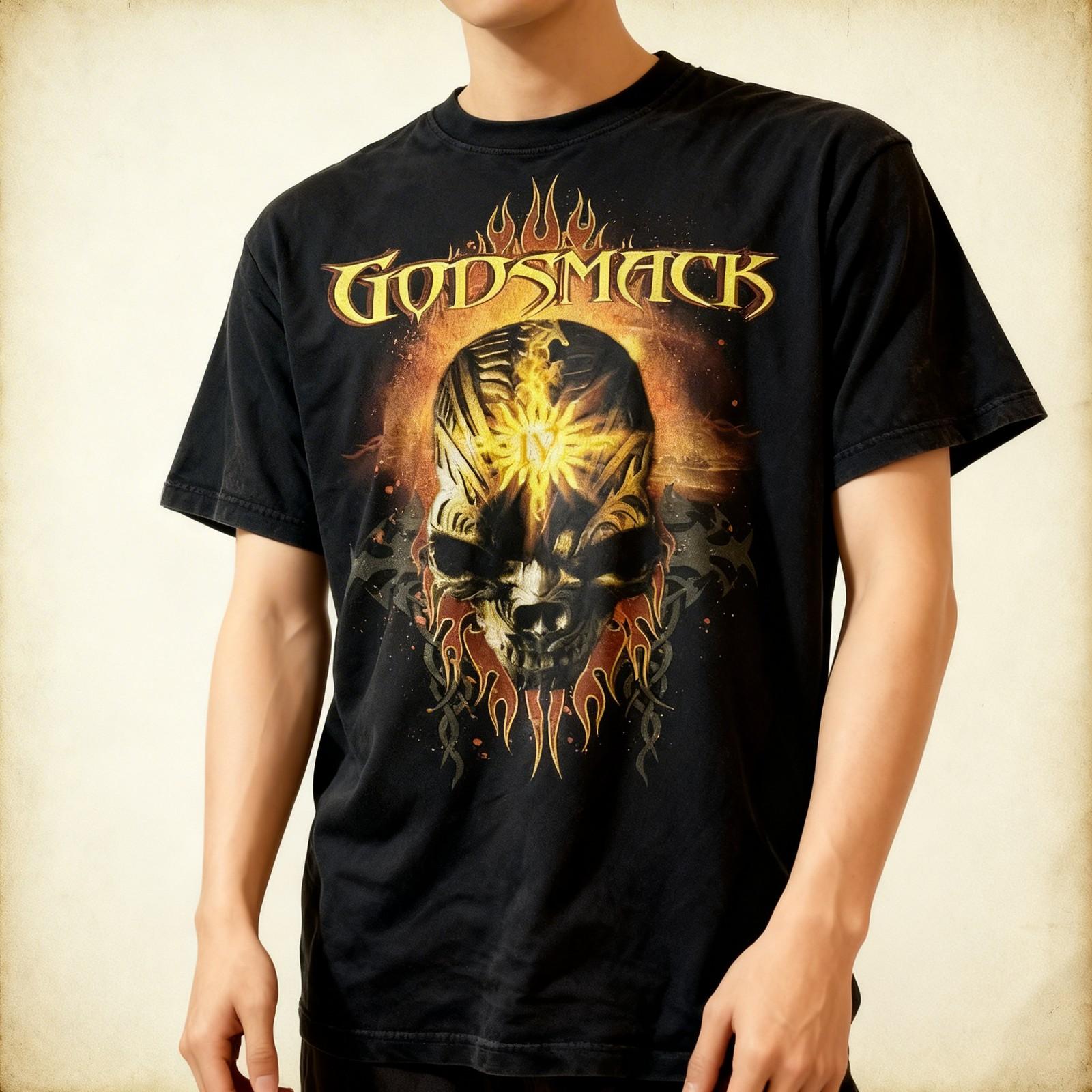 Godsmack Band Tour Black tee For Men And Women T-Shirt All Size XXXL