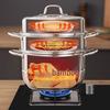 KOBACH 30cm 3-Layer Stainless Steel Steamer Pot