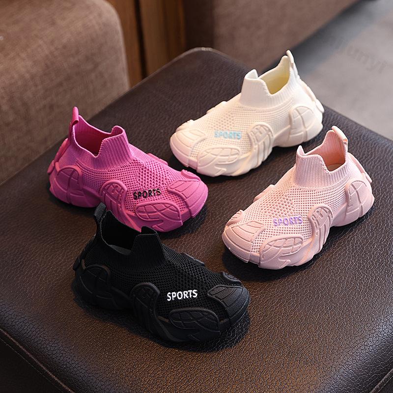 Children's Breathable Mesh Weave Shoes Spring Autumn Girls' Lightweight Comfortable Sneakers Outdoor Non Slip Boys' Casual Shoes
