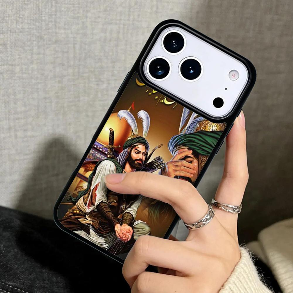 Capa Case for iPhone 17 Air 16 Pro Max 15 Plus 11 13 Mini 14 12 Back Phone Cover Imam Hussain Shia Ali