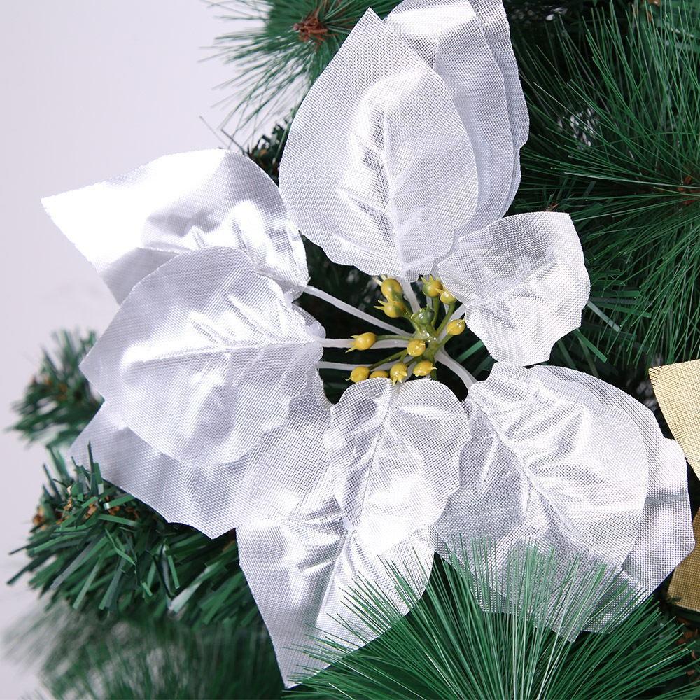 

Рождественские 20 см Праздничные Декоративные Искусственные Цветы Для Уникальных Праздничных Композиций Сцены белый