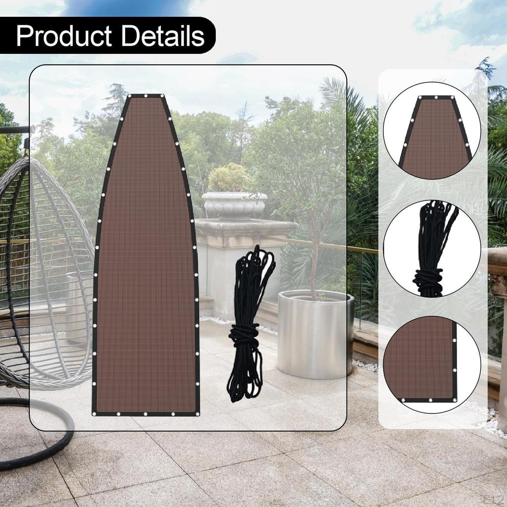 Hanging Lounge Chair Replacement Repair Cloth Backyard Easy Installation Patio Indoor with 39ft Cord