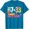 Happy 67 33 Day of School Kids Teacher 100th Day Unisex T-Shirt