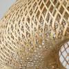 40CM E27 Bamboo Pendant Light Chinese Restaurant Hand-Woven Hanging Lamp Zen Tea Room Lantern Rustic Creative B&B Pendant Lamps