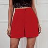 Women High Waist Wide Leg Casual Shorts Summer