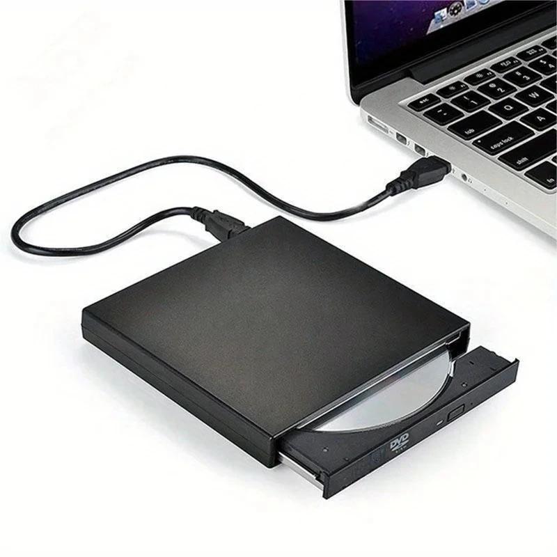 

1 шт. внешний CD DVD привод, USB 2.0 тонкий защищенный внешний CD-RW привод DVD-ROM плеер для ноутбуков настольных ПК