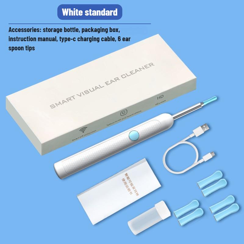 Ear Wax Removal Tool Camera Waterproof Ear Cleaner with Camera Visual Ears Pick Tweezers Wax Remover Ear Cleaning Kit for Family