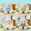 Plush Sheep Toy With Dot Patterned Clothing Decor For Kids Birthday Gift