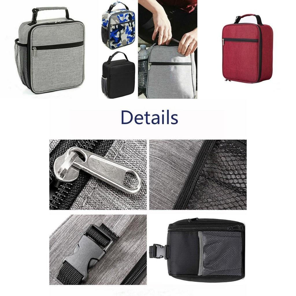 Stilvolle isolierte Lunchtasche für Erwachsene und Kinder mit Wärmeschutz und geräumiger Aufbewahrung