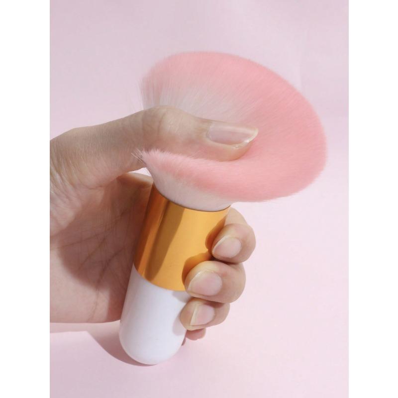 1pc Large Loose Powder Brush Multifunctional Makeup Tool Portable Foundation Brush For Setting Or Dusting Powder Nail Art,Blush Brush,Contour Brush