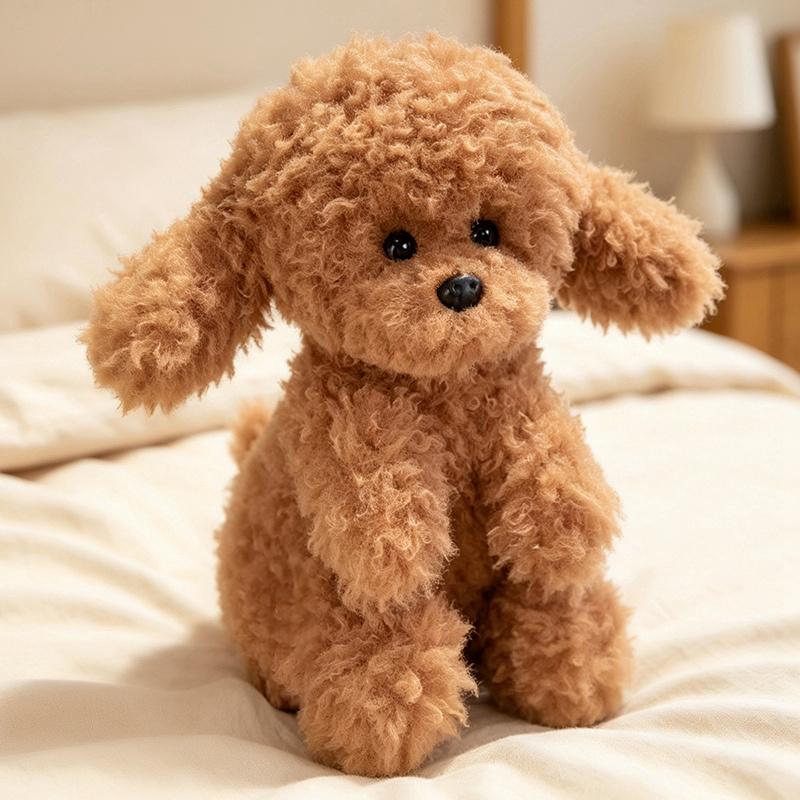 2632Cm Gevuld Teddy Hond Pluche Speelgoed Gevuld Wit Tan Bruin Simulatie Dier Pop Metgezel Pluche Knuffel Cadeau 26cm