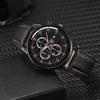 Fashion Men's Luxury Business Quartz Watches Analog PU Leather Wrist Watch  Ideal Choice for Gifts