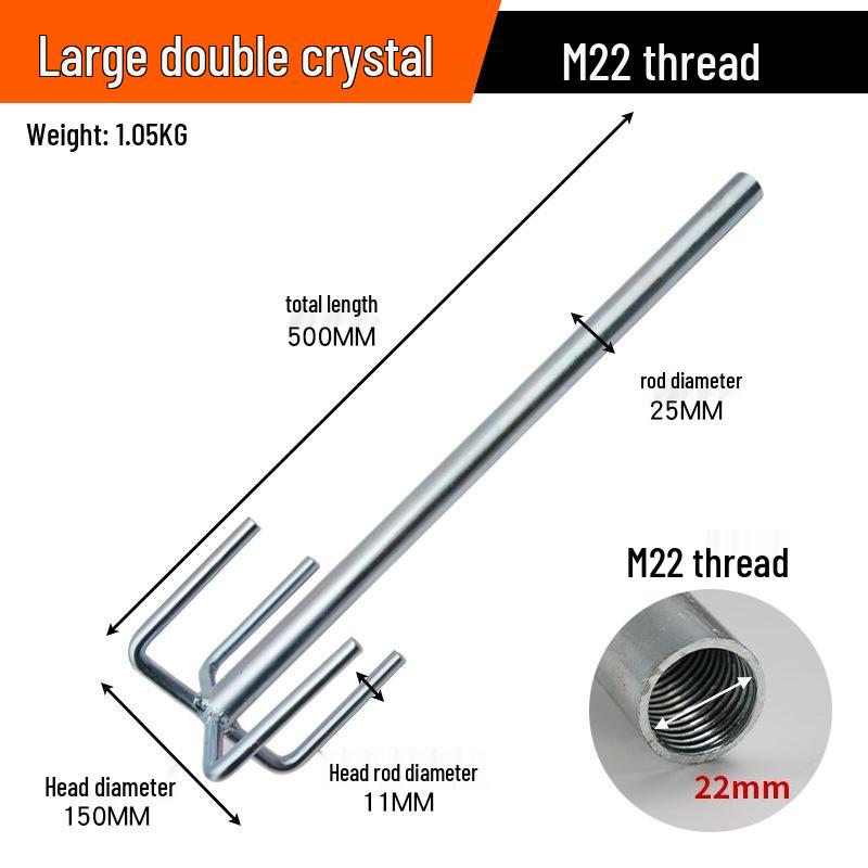 Multi-Function Electric Hammer Drill with Mixer Rod for Dust, Cement, Paint, and Putty Applications