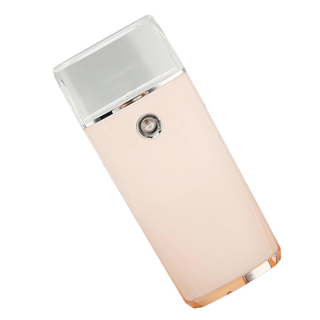 Facial Mist Sprayer Nano Moisturizing Handheld Mini 18ml Water Tank USB Beauty Mister Pink for