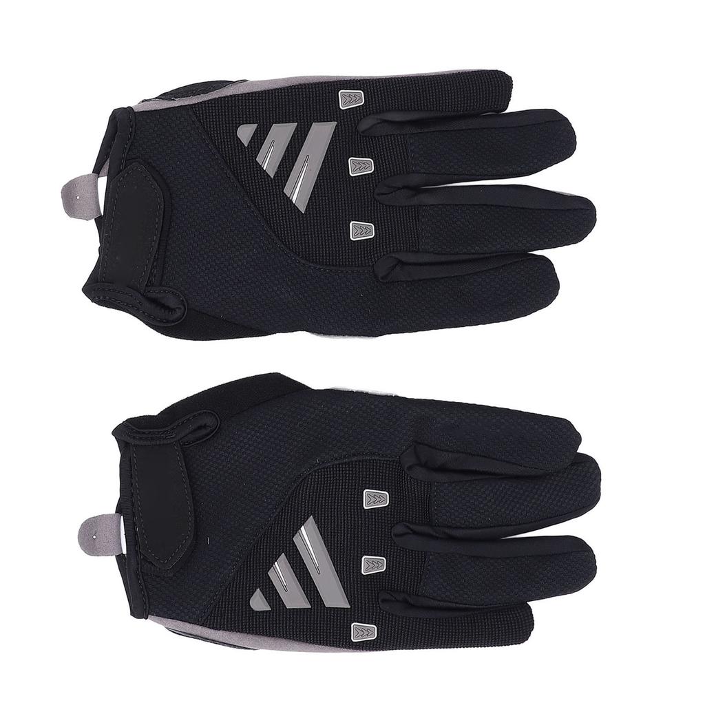 Full Finger Cycling Gloves Touch Screen Shock Absorbing Elastic Anti Slip Outdoor Full Finger Workou