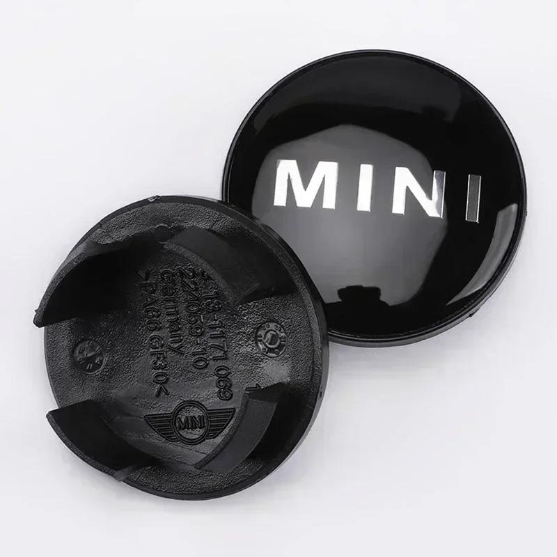 4pcs 54mm 56mm For Mini Cooper One S JCW R53 R55 R56 R57 R60 F55 F56 Car Wheel Center Hub Cap Badge Emblem Sticker