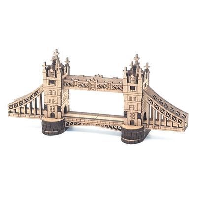 Tower Bridge Create Class Play Kit Toy 3D Three Dimensional Tree Puzzle Korea 3d Puzzle