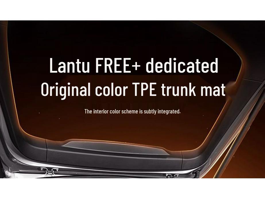 Voyah FREE+ Trunk Mat: TPE Wear-Resistant Protection for 2025 Model Car Interiors.