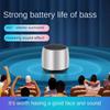 M1 Mini Bluetooth-compatible Small Speaker Portable Intelligent One Drag Two Small Steel Cannon Metal Wireless Sound Subwoofer
