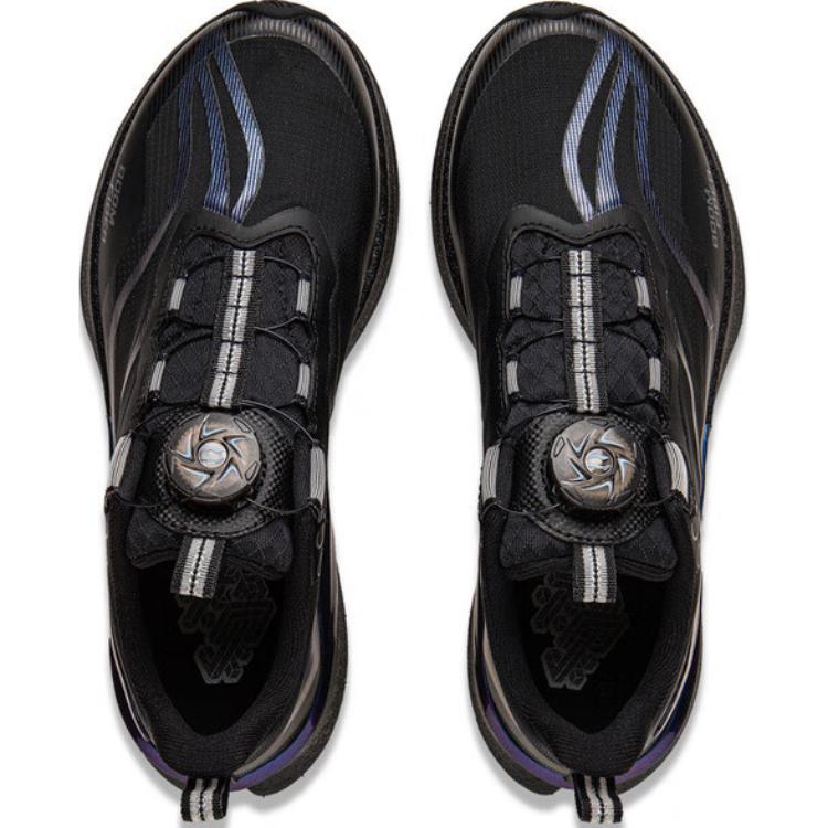 Li Ning Children Red Rabbit 8 Pro Fabric Comfortable Non-Slip Wear-Resistant Low-Top Running Shoes Men running shoes Black YKFV080-1
