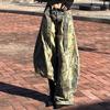 GLYDE Amerikanische Y2K Aufnäher Stickerei Schwere Industrie Weite Hosen Retro Schmutzige Waschung Locker Mode Lässig High-Waist Jeans